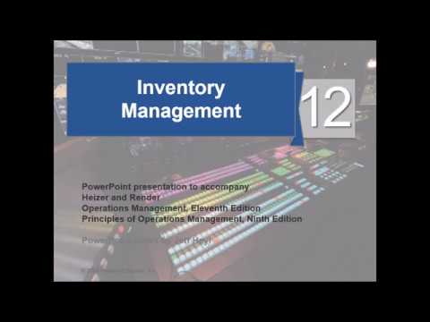 Inventory Management 1 إدارة المخزون