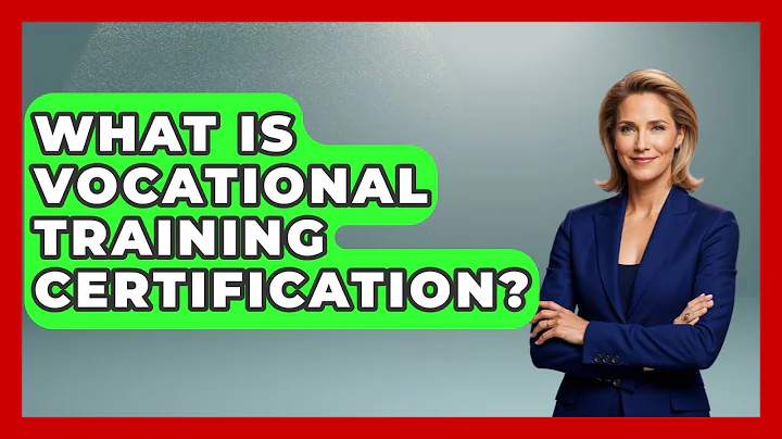 What Is Vocational Training Certification? - Second Chance Journey
