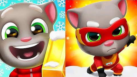 TALKING TOM GOLD RUN VS TALKING TOM HERO DASH #21
