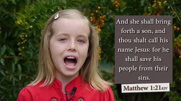 How to sing Matthew 1:21 KJV - She shall bring forth a son (Jesus