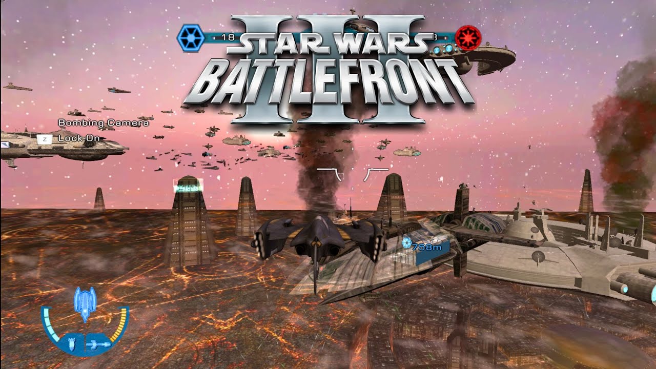 Star Wars Battlefront 3 (Wii) | Space Battle over Coruscant