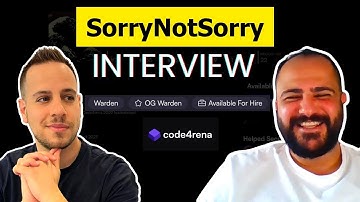 1.5 Hours Interview with Code4rena OG Warden and Lookout SorryNotSorry
