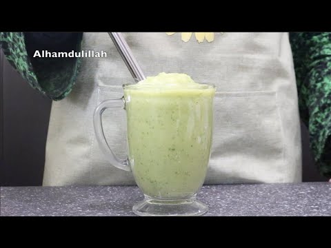 PINEAPPLE AVOCADO GREEN SMOOTHIE | CHEF MEEZU