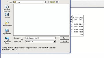Cách xuất báo cáo Avaya CMS Supervisor Web Report sang file CSV