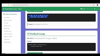 day 7 - PowerShell Loop (For, Foreach, While and Do-While)