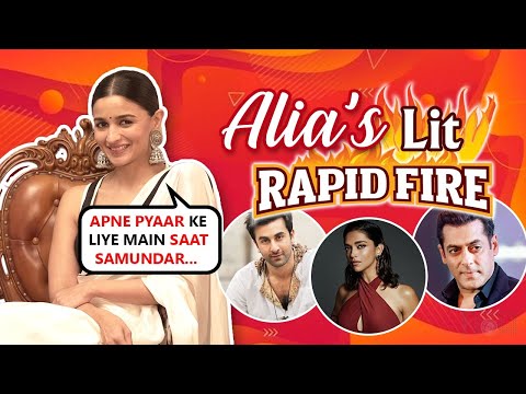 What Place Ranbir, Deepika & Salman Hold In Alia's Life | Rapid Fire | Gangubai Kathiawadi