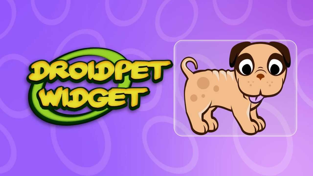 DroidPet Widget presents the dog