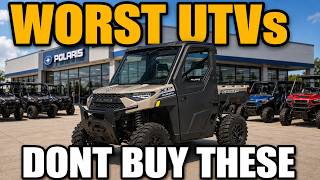 8 UTVs & Side-by-Sides Buyers REGRET in 2026 (Ranked Bad to Catastrophic!)