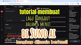 Tutorial on making dangdut songs in Suno AI ll screenshot 1