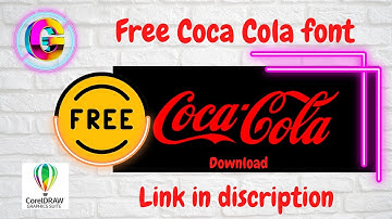 Free Font install || @graphitotech || Free download fonts || Coca cola font || free install ||