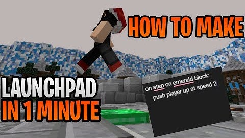 How To Skript Launch Pads | Minehut Skript Tutorial