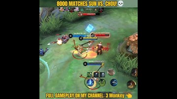 SUN VS. CHOU! -MLBB🔥 #mlbbshorts #mlbbhighlights #highlights #mlbb #shorts