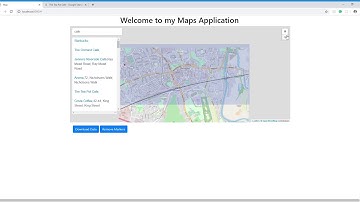Final offline maps application