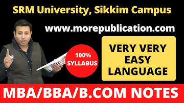 MBA BOOKS/NOTES SRM Sikkim|SRM University, Sikkim Campus|EASY LANGUAGE|BBA NOTES/BOOKS|BCOM BOOKS