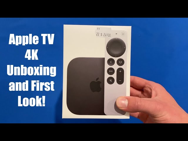 Apple TV 4K (3rd Generation, 2022) Unboxing and First Look! - YouTube