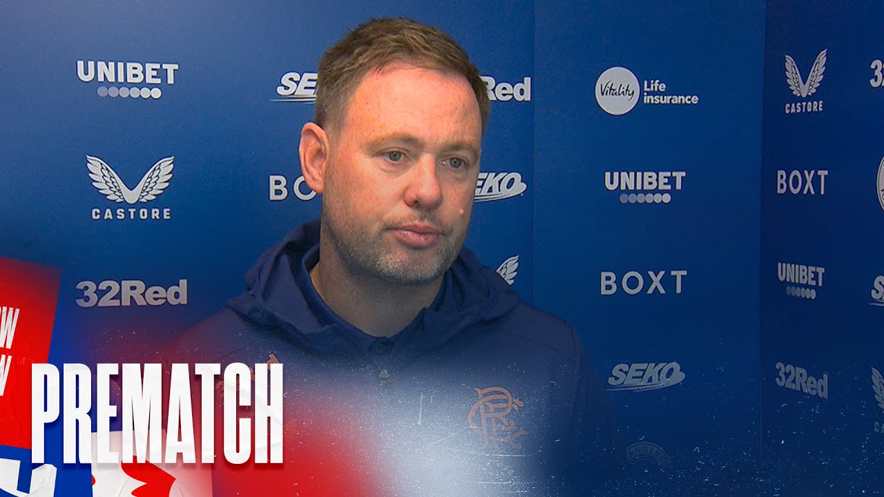 PREMATCH | Michael Beale | Rangers v Hamburg