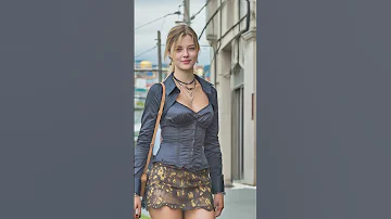Russian Girl Golden Hour Walking Down The Street Model Fashion Viral Shorts Russiangirl 
