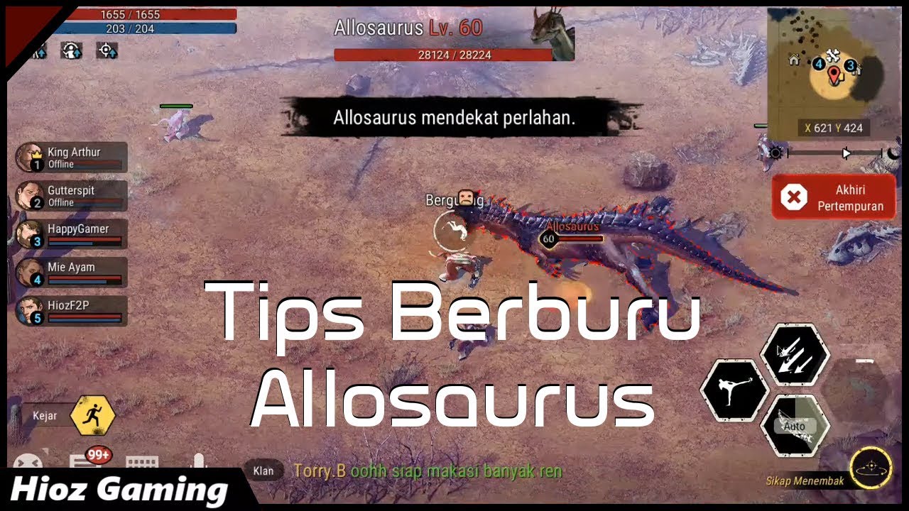 Berburu Allosaurus Bersama Mie Ayam & HappyGamer