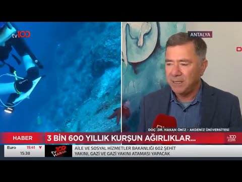 Tunç Çağı batığında 3 bin 600 yıllık kurşun ağırlıklar bulundu