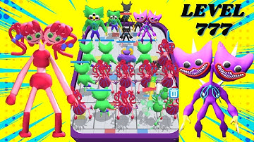 Merge Master Blue Monster Funny Gameplay Levels 777 (iOS,Android) Part 5 - Mommy Long Leg