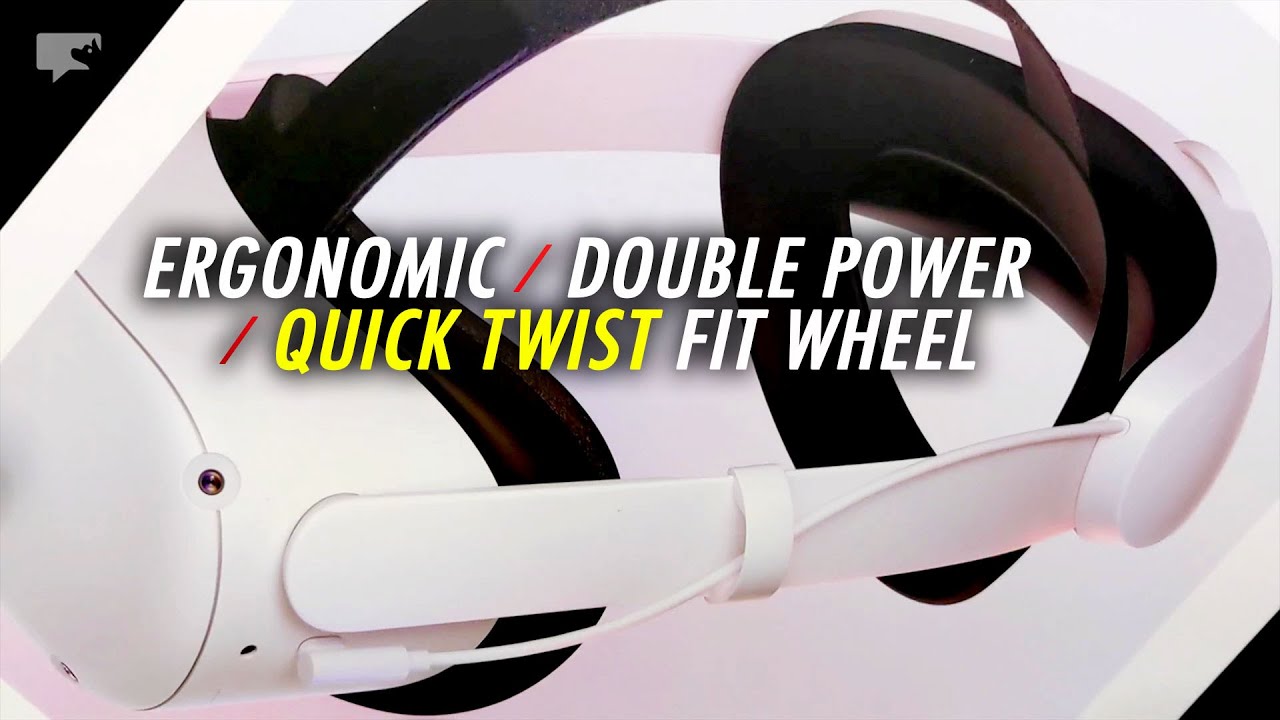 Meta Oculus Quest 2 elite head strap with battery and carrying case | odear