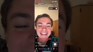 Jonathan Roehm people are boring on this live stream on TikTok on Friday afternoon ￼￼￼￼