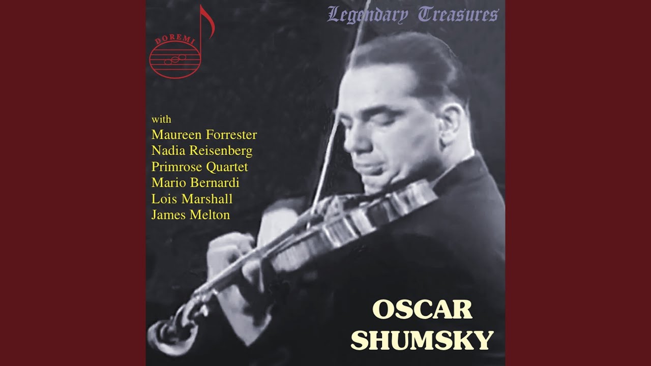 Sleduj 6 Songs, Op. 4: No. 4, Sing Not to Me, Beautiful Maiden (Arr. F. Kreisler for Voice, Violin &... na YouTube