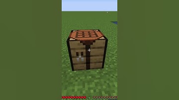 How to make a crafting table in Minecraft...