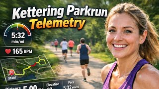 Kettering Parkrun Full Video with Telemetry (Not Edited)
