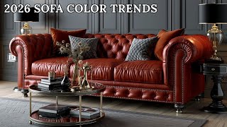 Top 10 Sofa Color Trends 2026 — The Shades Designers Love Right Now.