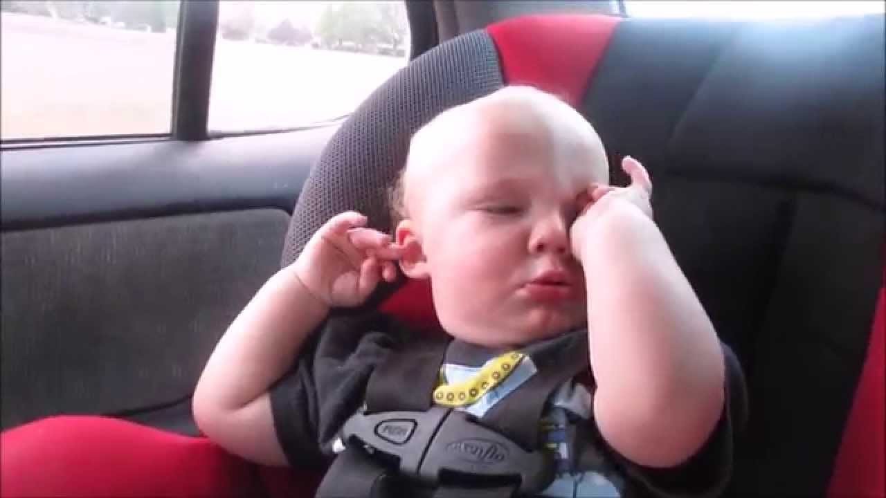 BABY FALLING ASLEEP IN THE CAR (day 15) YouTube