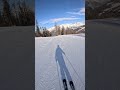 Skying on the Italian Alps. Sauze d' Oulx