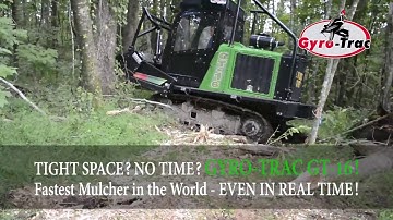 Gyro-Trac Mulching Machines - the GT35 & GT16 in Action