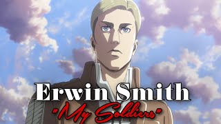 Erwin Smith Words My Soldiers Attack On An Words Beyond Anime