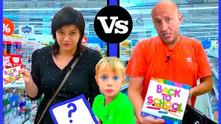 видео: МАМА vs ПАПА. ПОКУПКИ для ШКОЛЫ. картинка: МАМА vs ПАПА. ПОКУПКИ для ШКОЛЫ.