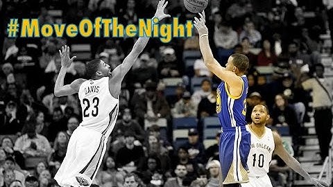 Stephen Curry Crossover-On-Screen Midrange Pullup Jumper: Move-Of-The-Night #63 | Dre Baldwin