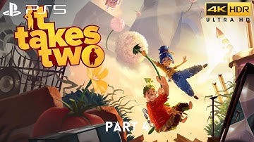 IT TAKES TWO Walkthrough Gameplay Part 4 - THE TREE (FULL GAME) PS5 [4K 60FPS HDR]