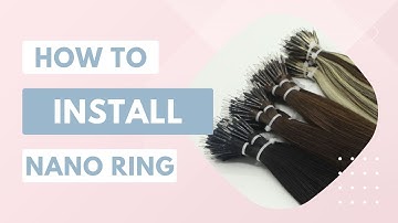 How to Install Metal Nano Ring Extensions - COOVIP