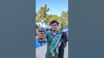 making homemade drill machine +  washing machine #shots #project #experiment #sujanexperiment
