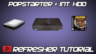 [Refresher Tutorial] Using Popstarter With Fat PS2 Internal Hard Drive - Crash Bandicoot Example