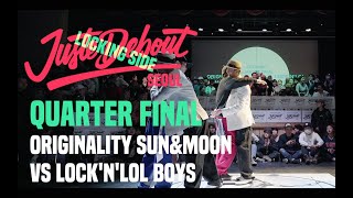 2019 JUSTE DEBOUT SEOUL / Locking Quarter Final Orginality vs LocknLol boys