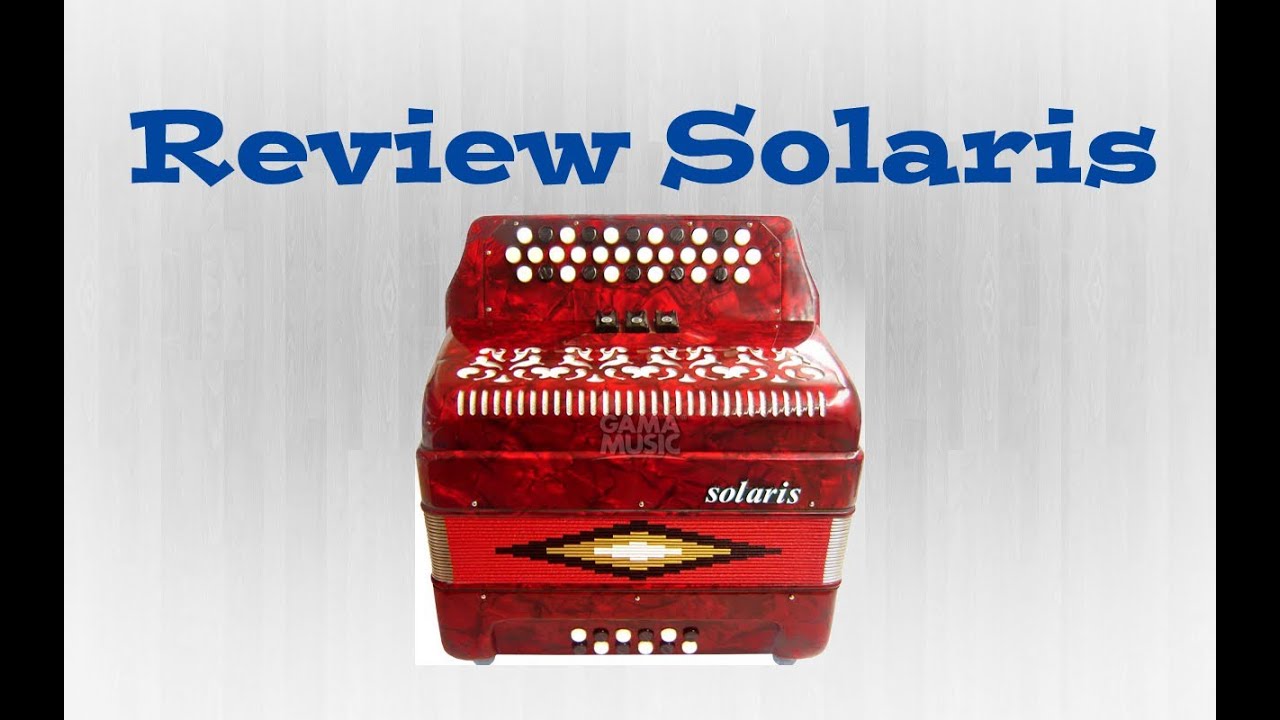 Review acordeon Solaris. Acordeón Solaris. Clases de Acordeon. YouTube