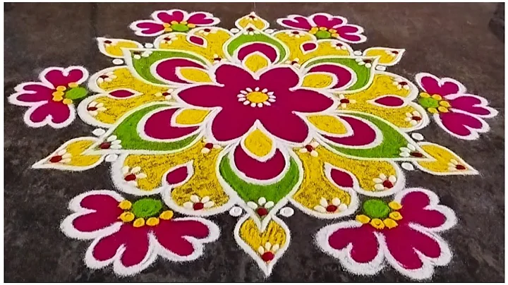 2026 New Year Special Rangoli Designs | Margazhi Maadham Colorful Pooja Kolam | Dhanurmasam Muggulu