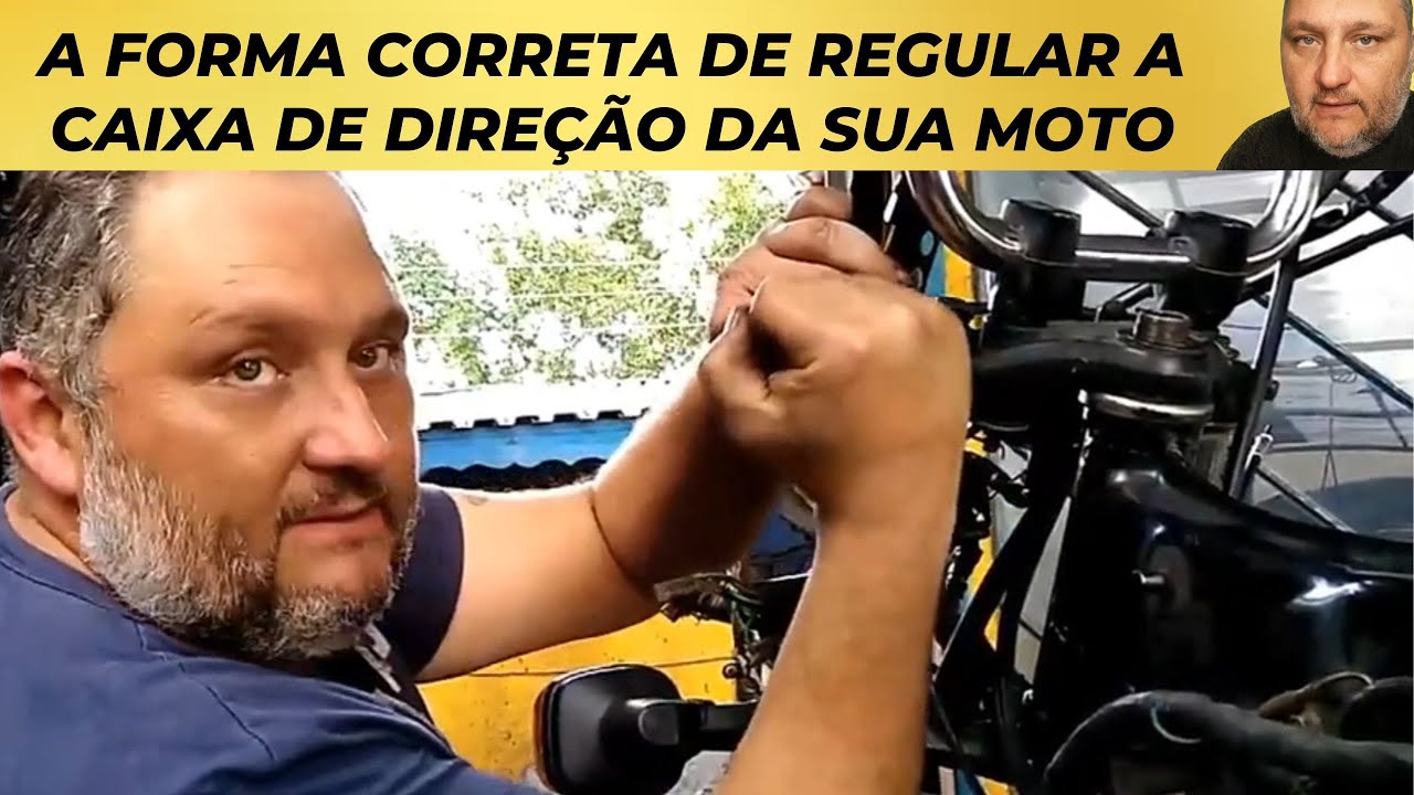 COMO REGULAR A CAIXA DE DIREÇÃO DA SUA MOTO DA FORMA CORRETA