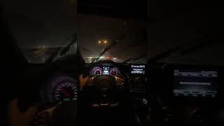 MERCEDES C200d AMG YAĞMURLU HAVA GECE SNAP