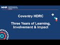 “Coventry changed my life.” Celebrating Three Years of Progress and Collaboration