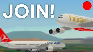 LIVE New PTFS Airport Remodel! (Roblox Flight Sim)