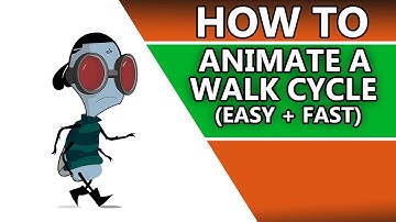 How to Animate a Walk Cycle (FAST + EASY)