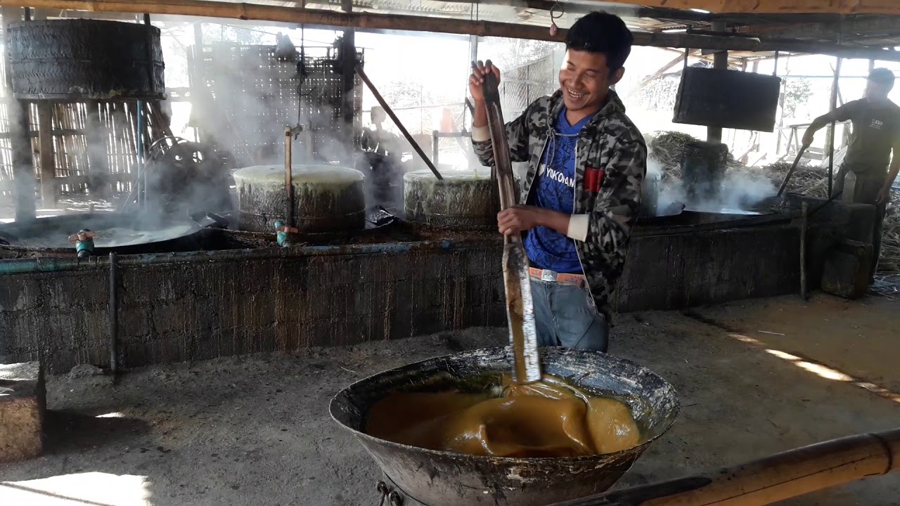 He is cooking sugar. - YouTube