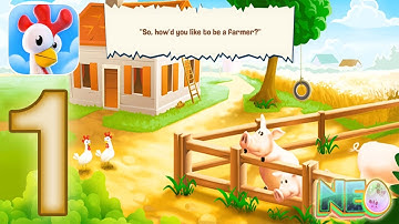 Hay Day: Gameplay Walkthrough Part 1 - The Tutorial (iOS, Android)